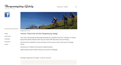 Desktop Screenshot of bergcamping.ch
